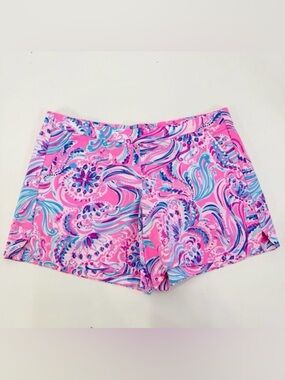 Lilly Pulitzer Ocean View Short Size M Prosecco Pink Don't Be Jelly